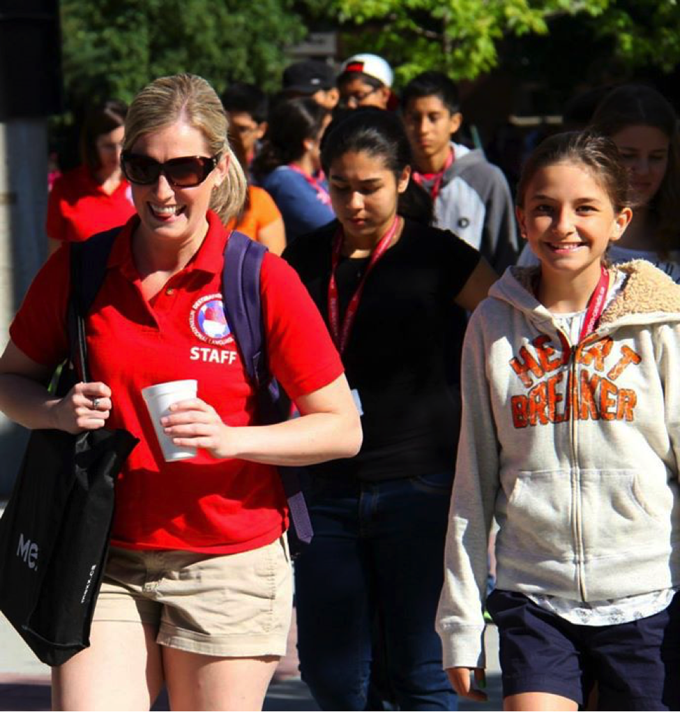 Instructors and students at Destination Canada prepare for a fun weekend outing